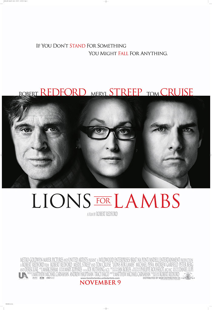 دانلود  دوبله فارسی فیلم Lions for Lambs 2007