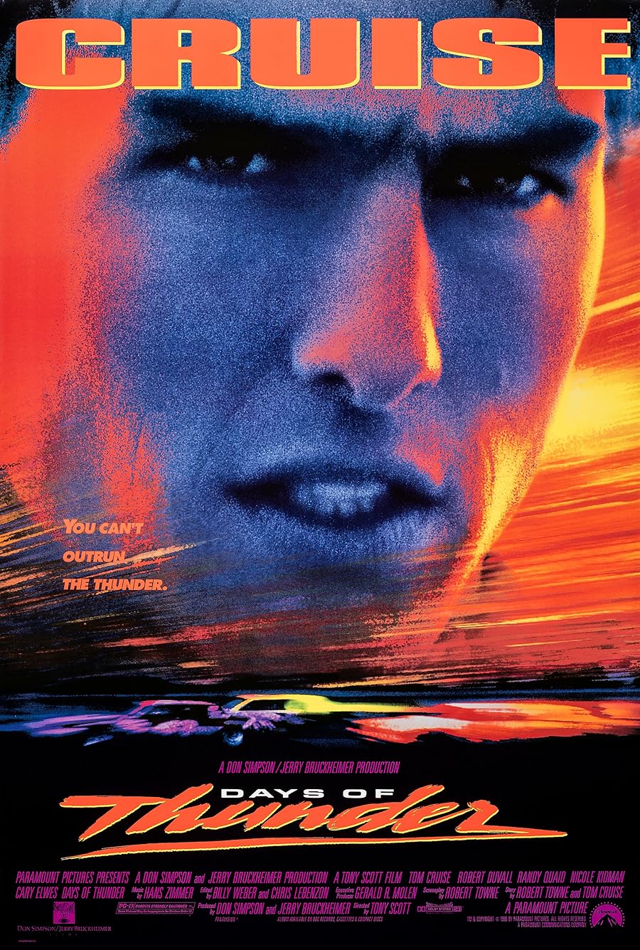 دانلود دوبله فارسی فیلم Days of Thunder 1990