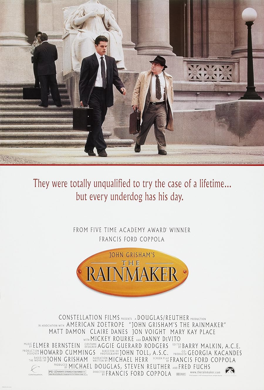 دانلود دوبله فارسی فیلم The Rainmaker 1997