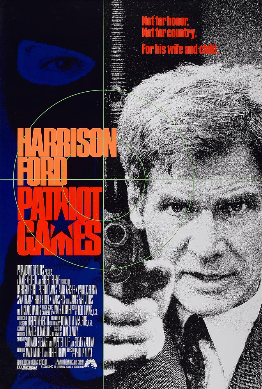 دانلود دوبله فارسی فیلم Patriot Games 1992
