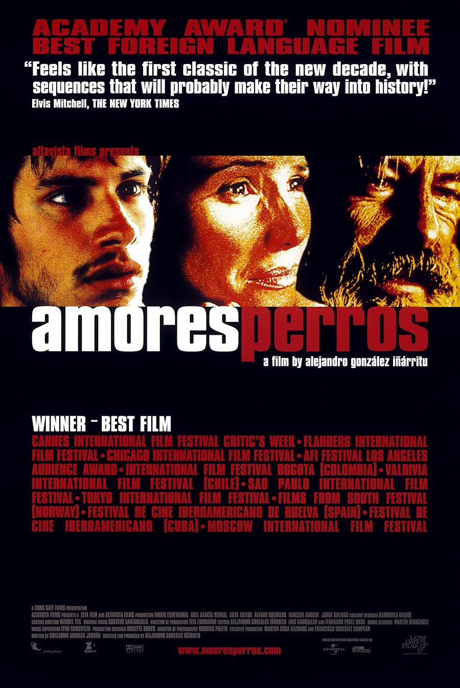 دانلود فیلم Amores Perros 2000 با زیرنویس چسبیده دانلود فیلم Amores Perros 2000 با زیرنویس چسبیده